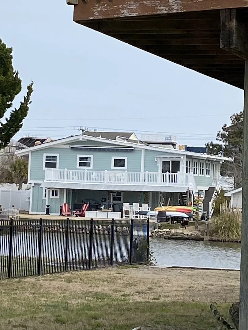 Waterfront addition under construction